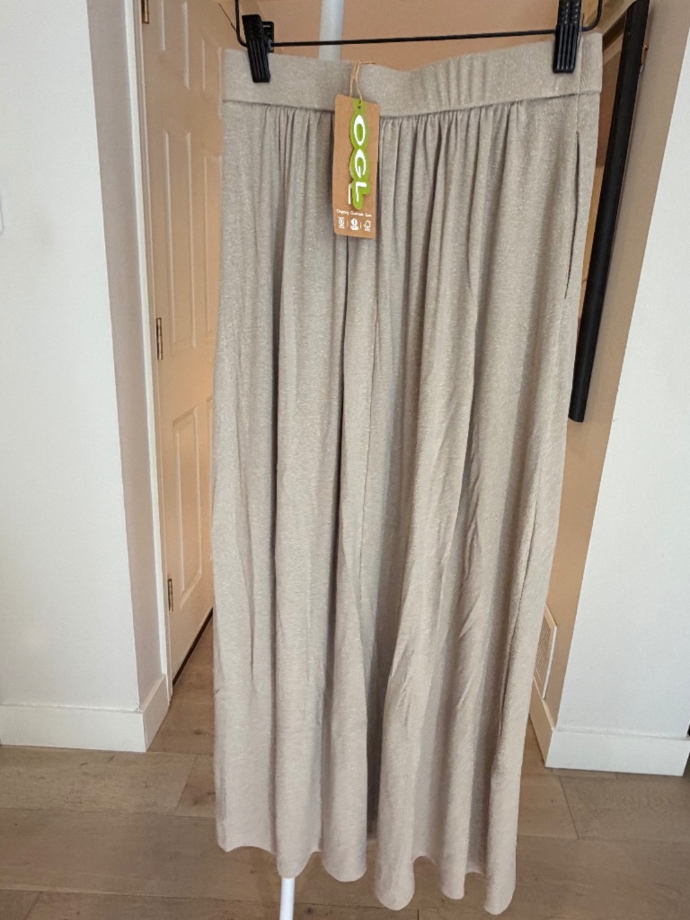 NWT OGL Tencel Linen Maxi Skirt Small